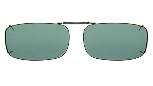 3 pack Solar Shield Polarized Clip On Sunglasses Size 52 Rec 15 Black Full Frame