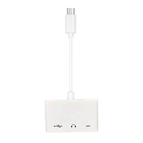 Motyy Usb C Female Otg Audio 3 in 1 Type-C To 3.5Mm Audio Usb Otg Card Reader and Pd Charging Port Splitter - Afbeelding 3