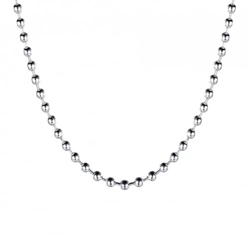Collier de perles pour femmes Clavicule Chic 3.0mm en chaine delicate