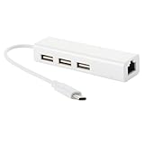 USpB Ethernet Network Card 3 Ports High-Speed USpB 2.0 to RJ45 Hub 10/100 Ethernet Adaptier Driver USpB Hub LAN for Maicbook Win New 2026 High for Reliable Electronic Component