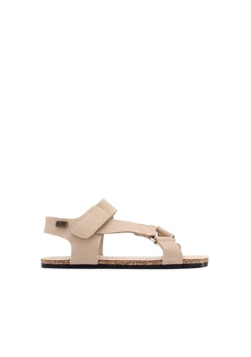 B&W Break&Walk   Sandalias Abiertas Barefoot Goflex en para Niños o Adultos Unisex (Beige/Talla 39)