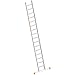 Produktbild Layher 1042016 Stufenanlegeleiter Topic 16 Stufen, Aluminiumleiter mit 80 mm Breiten Stufen, Länge 4.15 m