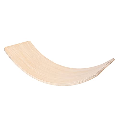JHKGY Tabla De Columpio Balancín Balancín para Niños Pequeños,Tabla De Equilibrio De Balanceo De Madera,Juguete De Aprendizaje Abierto para Niños Pequeños,para Niños Juguetes Balance Curvy Boa