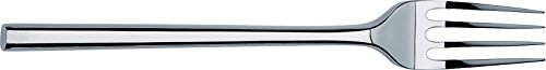 Alessi "Mu" Mirror Polished Dessert Forks In 18/10 Stainless Steel (Set Of 6), Silver #TOP15