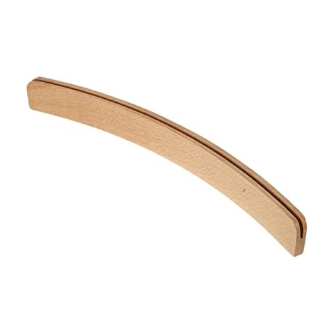 PLAFOPE Playing Card Base Wood Display Rack Playing Trays Curved Playing Holder Poker Wooden Stand Canasta Chess Board for Kids Game Cards Stand Beech arc Business Card Holder Child Cover