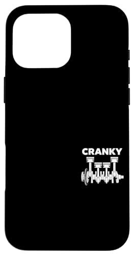Mécanicien de Voiture Cranky Guy Mécanicien Diesel Réparation de Voiture Guy Coque pour iPhone 16 Pro Max