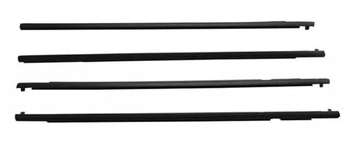Sellos Puertas Ventanas 4 Piezas De Burletes Ventana Para Mazda 6 2004-2012 Tiras Sellado Vidrio Puerta Lateral Goma Negra Accesorios coche