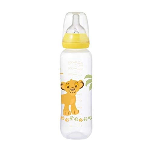 Tigex Air Control Biberon | +6 Mois | 330 ml | Tétine En Silicone | Anti-Colique | Sans Bpa | Disney Bambi Ou Simba - modèles aléatoire