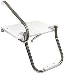 Whitecap White Poly Swim Platform w/Ladder f/Outboard Motors