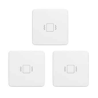 ThirdReality Zigbee Vibration Sensor 3 Pack with 110dB Alarm, Compatible with SmartThings, Home Assistant, Echo Devices