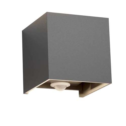 Klighten 12W Aussenlampe Außenwandleuchte mit Bewegungsmelder, Außenlampe...