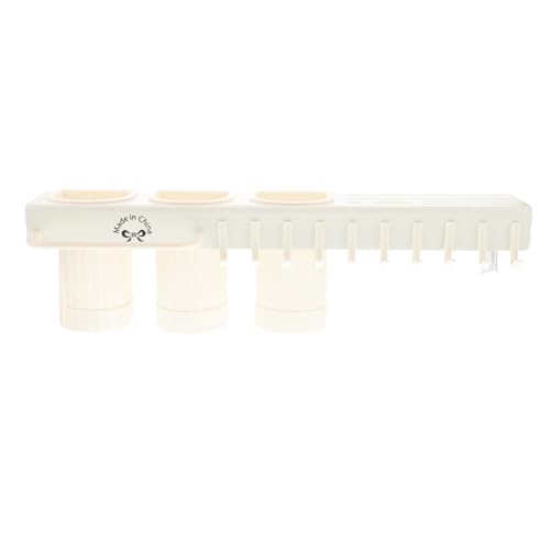 Yardenfun Wall Mounted Kitchen Knife Rack Organizer No Drill Multifunctional Shelf with Hooks for Spice Utensils and Cutting Boards Adaptable Storage for Kitchen Tools and Pantry Items