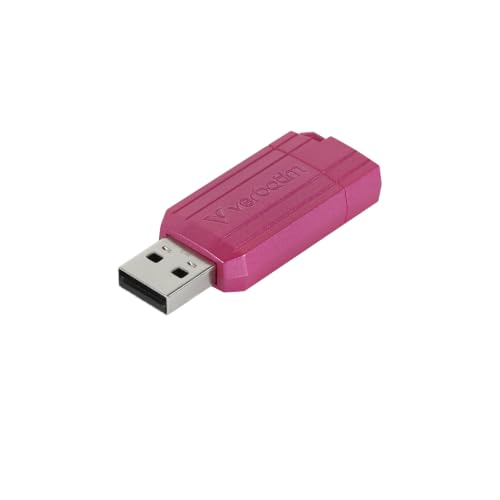 Verbatim Clé USB Pinstripe 64Go I USB 2.0 I Memory Stick USB I pour Laptop Ordinateur Portable ultrabook TV autoradio I Stick USB 2.0 I Clé USB avec...