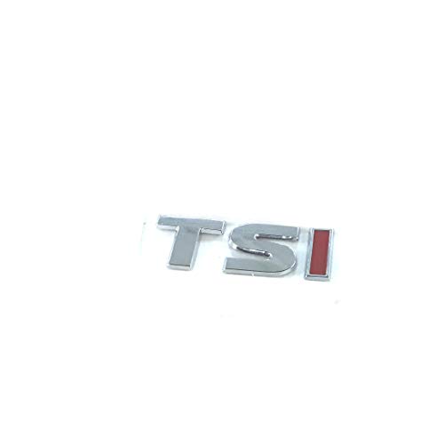 Genuine VW Golf Jetta Sharan TSI Lettering Badge Emblem Red I