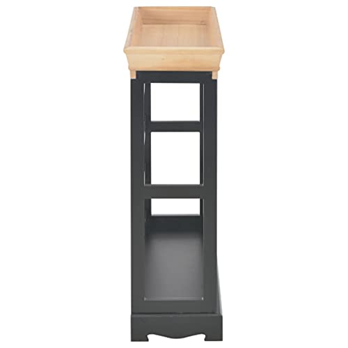 Soporte para botellas de vino 24 botellas MDF negro 27.6in miniatura 5