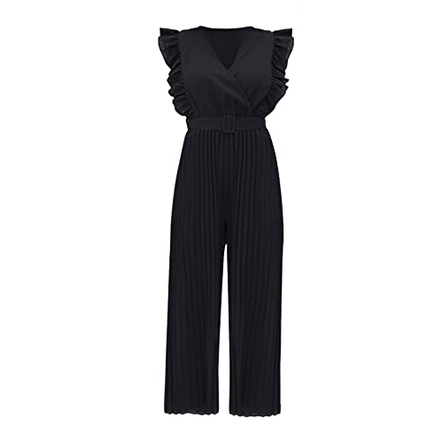 Yoga Jumpsuit Damenjumpsuit Einteiler Für Damen Mit Nackenband Ohne BH...