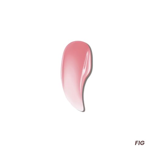 Image of LAMIOR Peptide Glaze Lip Balm - 3 in 1 Formula for Glossy Shine, Healing & Nourishment for Dry Dark & Pigmented Lips with Shea Butter, Non Sticky, Moisturizing Lip Balm for Women, (Fig (Sheer))