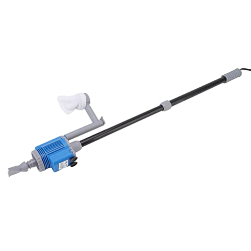 ZIZEV Fish Water Changer, Aquarium Gravel Cleaner Siphon Kit 60Hz 28W Powerful Cleaning 1700LH US Plug 110V for Fish