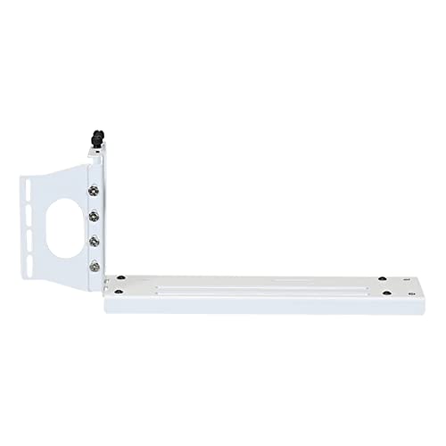 Soporte vertical para tarjeta gráfica GPU metal blanco miniatura 1