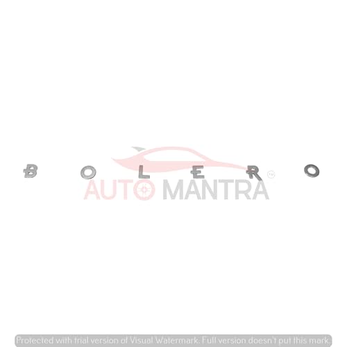 Image of Bolero Self Adhesive | Metal Sticker Logo Badge 3D Emblem Car Sticker