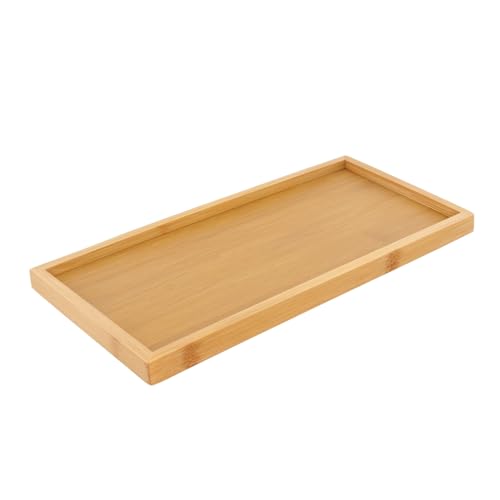 Best Large Trays for Coffee Tables: Stylish and Functional Picks 5 Bandeja de Bambu Natural Lateral 30 cm para Café da Manhã Servir Decorar com Sofisticação Petisqueira