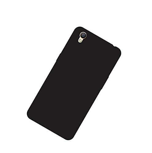 Image of Mobile Back Cover Case for Oppo F1 Plus (Silicone Case|CameraProtection|Black SC1510)