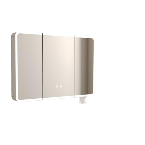 ���ʉ��ϑ�~���[�L���r�l�b�gLED �Ɩ��t�� �h�܃X�}�[�g�� ���ϋ� �Ǌ|���A���ʏ����[ �p�����o�����t�� �^�b�`�Z���T�[ �A���~�j�E���� (���S�ɖ����ꂽ�ۂ݂�тт��X�}�[�g�ȏƖ��A���݂̂���~���[�L���r�l�b�g�A�e�B�b�V���{�b�N�X�i�z���C�g �j,10