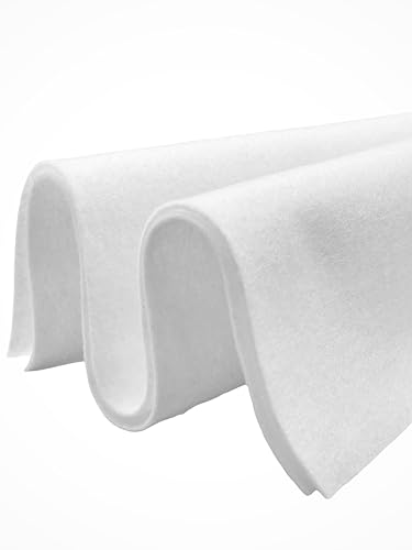 FabricLA White Felt Fabric | 3... Crafts, Sewing, Padding & DIY