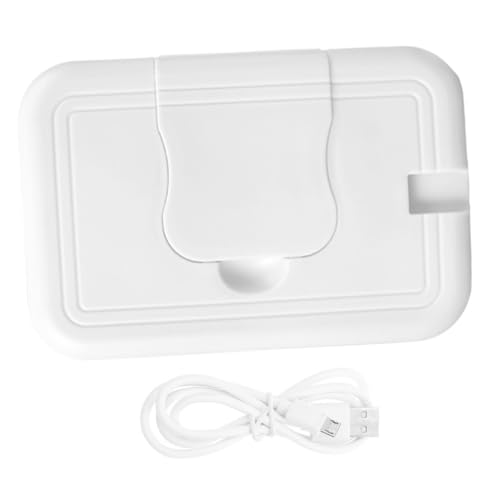 HOODANCOS Scalda Salviette Umide per Ragazzo Ragazza Portatile Temperatura Costante Dispenser Salviette Riscaldante per Pannolini per Uso Domestico e Auto Morbide e Umide