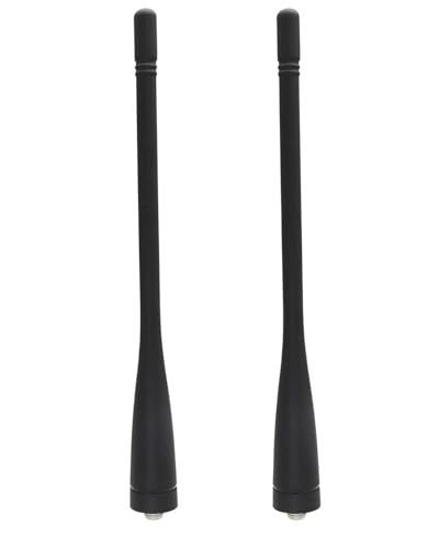 KRA-27M UHF Helical Antenna Compatible with Kenwood TK372 TK-3207G TK-3140 TK3160 TK3170 TK3173 TK3180 TK3300 TK5310 400-470 MHz 6Inch (2 Pack)