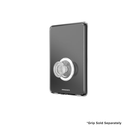 Image of PopSockets Kindle Paperwhite 2021 Case (11th Gen, 6.8 inch) & Signature Edition, Protective Cover with Built-in MagSafe-Compatible Ring for PopGrip, E-Reader Accessory - Clear