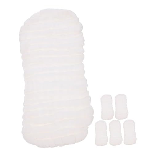 HANABASS 6Pcs Washable Diaper Liners Soft Cotton Cloth Inserts for Newborns Breathable and Gentle Delicate Skin Reusable Diaper Liners for Comfort and Care