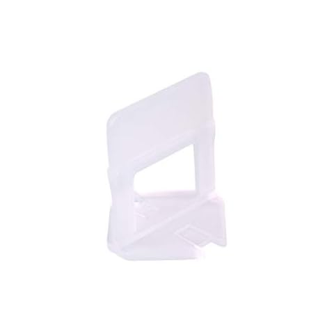 Hotgod 200 Pcs Tile Leveling System Clips, Levelers Spacers for Building Walls Floors(2MM, White) Cover