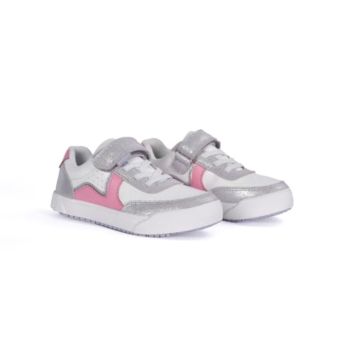 pediped Flex Muncy First Walker Shoe, White, 3 US Unisex Little Kid3