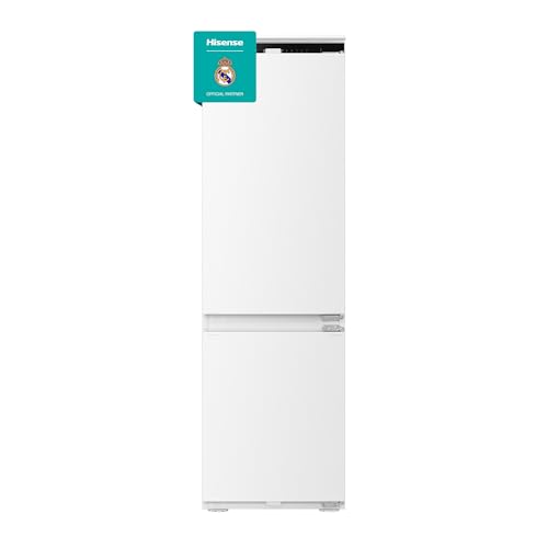 Hisense RB3B250SAWE - Frigoríficos Integrable, Combi, 252L, Class E, Ancho 54cm x Alto 178cm, Cajón Frutas Y Verduras Control De Humedad, Multi Air Flow, Dual Tech Cooling, Motor Inverter
