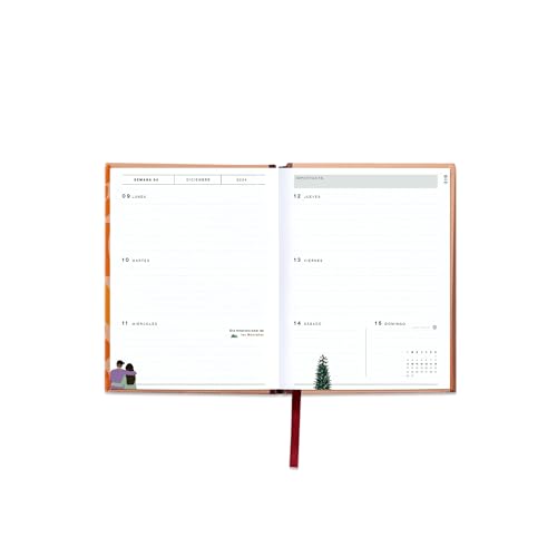UO School Diary And Whatever Haves To Happen Mini Week View: Starts September 2024 And Ends August 2025, Hardcover - Image 4