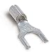 THOMAS & BETTS A18-8F 0.72"Lx0.31"W Tin Plated Bolt Hole Non-Insulated Fork Terminal (Pack of 5)