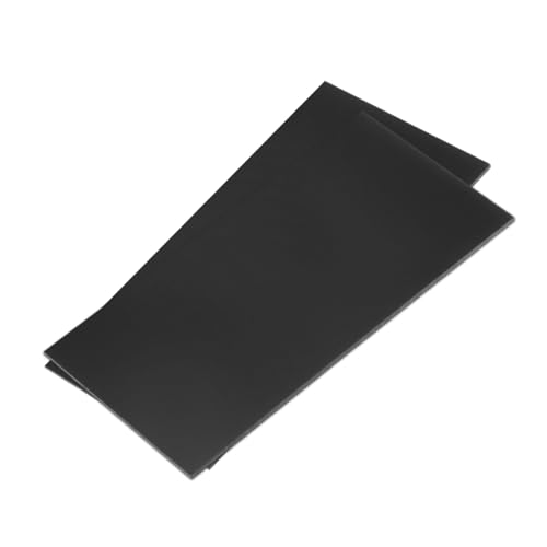 Image of DMiotech 2 Pack 6 x 12 x 0.1 Inch Plastic UHMW Sheets, Ultra High Molecular Weight Polyethylene, Opaque Black Polyethylene Board for Automotive, Chemical, Manufacturing, DIY Home Kitchen