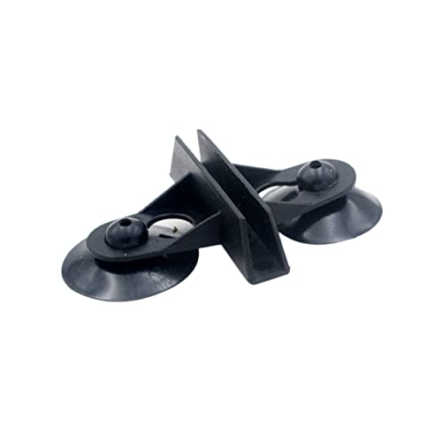 FONDOTIN 1 セット 水槽格子板 水族館の卵箱 水族館グリッド仕切りトレイ 水槽の蓋クリ 吸盤フック 戦車 フィーダ 水槽フィルター 水中 水槽ネット 水槽分離器 水族館用品 Black