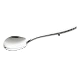 FUNNETOYU Edelstahl Servierlöffel mit Rutschfestem Griff Tiefem Löffelkopf Multifunktional für Buffet Suppe und Gemeinschaftsessen Langlebig für Zuhause Restaurant und Hotelgebrauch