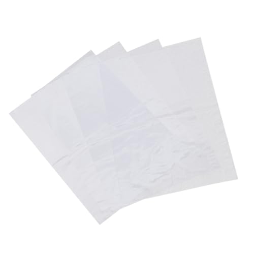 FUNOMOCYA 100pcs PVC Heat Shrink Sealing Film Bags for Soap Packaging Cellophane Wrap DIY Crafts 12x26cm
