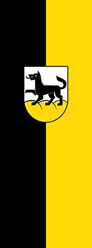 Drapeau Wolfegg portrait de 6m² au format vertical 400x150cm