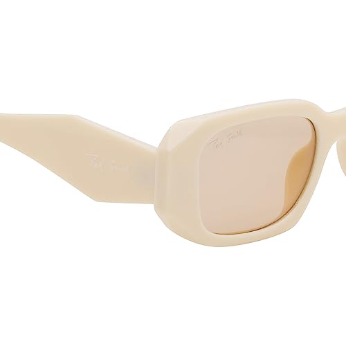 Image of Ted Smith Men's Women's UV Protection Acetate Square Sunglasses