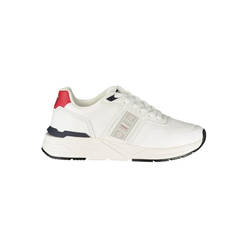 Baskets Blauer Homme White S5RAY05 avec semelle en caoutchouc confortable