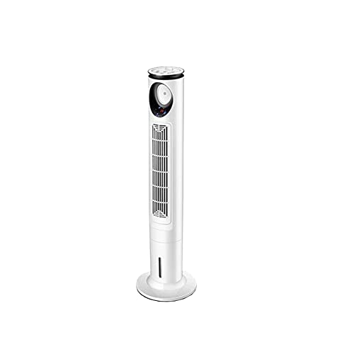 Ventilador de torre vertical, ultra silencioso, sin aspas, ventilador de aire acondicionado, ventilador eléctrico, adecuado para dormitorio, sala de estar, oficina, hermoso y práctico