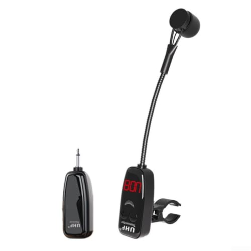 Receptor inalámbrico UHF de sonido claro para flauta con abrazadera 2