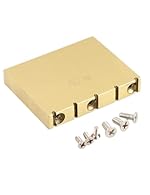 This is a direct replacement tremolo block for Gotoh GE1996T Floyd Rose Style locking tremolo system, provide stability and high-quality sound for electric guitars. Solid brass material with precise digital CNC processing technic, this brass block wi...