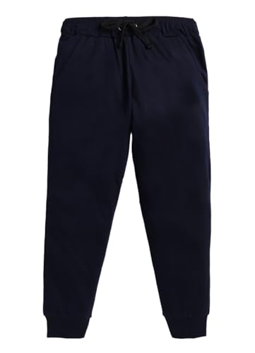 Image of Solid Color Boy's Pure Cotton Track Pant