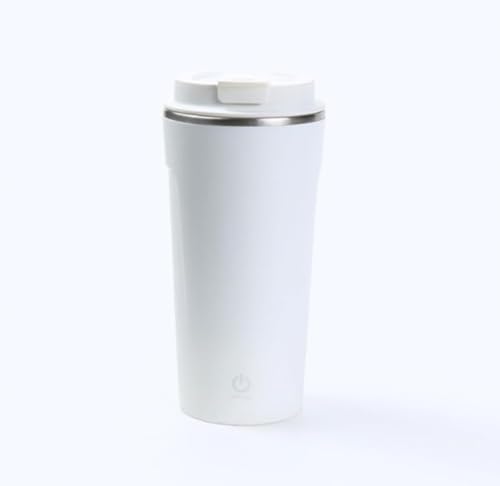 GEBYUI 500ml 自動攪拌コーヒーマグカップ USB 充電式ステンレス製 ローズデザイン ホットドリンク専用 静音攪拌機能 レジャー・ポータブル対応 オフィス・家庭両用「ローズスター・オートスターマグ」?