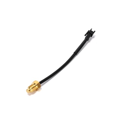 Ruimou 1 Pcs Cable De Sensor De Temperatura Del Agua De Motocicleta 2Pin M10x1mm Compatible Con KOSO Medidores De Temperatura Del Agua